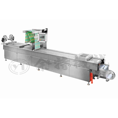 全自動(dòng)雞蛋拉伸膜真空包裝機(jī)